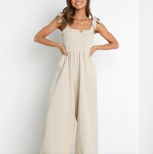 Petal & Pup Tan Jumpsuit